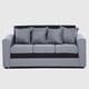 thumbnail image 5 of Sofa Paris 2 Pouf Gris Negro, 5 of 6