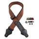 thumbnail image 1 of Correa De Guitarra Con Soportes Para Púas, Correas De Hombro Para Guitarra, Cinturones Para Bajos, Color Caqui, 1 of 5
