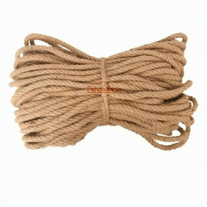 Genérico - Cuerda Soga Yute Cáñamo 16Mm 50Mts Decoración Manualidades