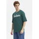 thumbnail image 2 of Polera Hombre Oversize Print City Verde, 2 of 4