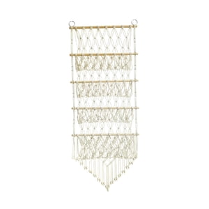 Magideal - Hamaca De Red Con Animales De Peluche, Organizador Colgante, Almacenamiento De Juguetes De Peluche, Macramé Colgante Para Guardería, Juguetes De Baño Beige