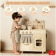 thumbnail image 5 of Cocina De Madera Infantil Estilo Rústico Juguete Para Niños Beige, 5 of 9