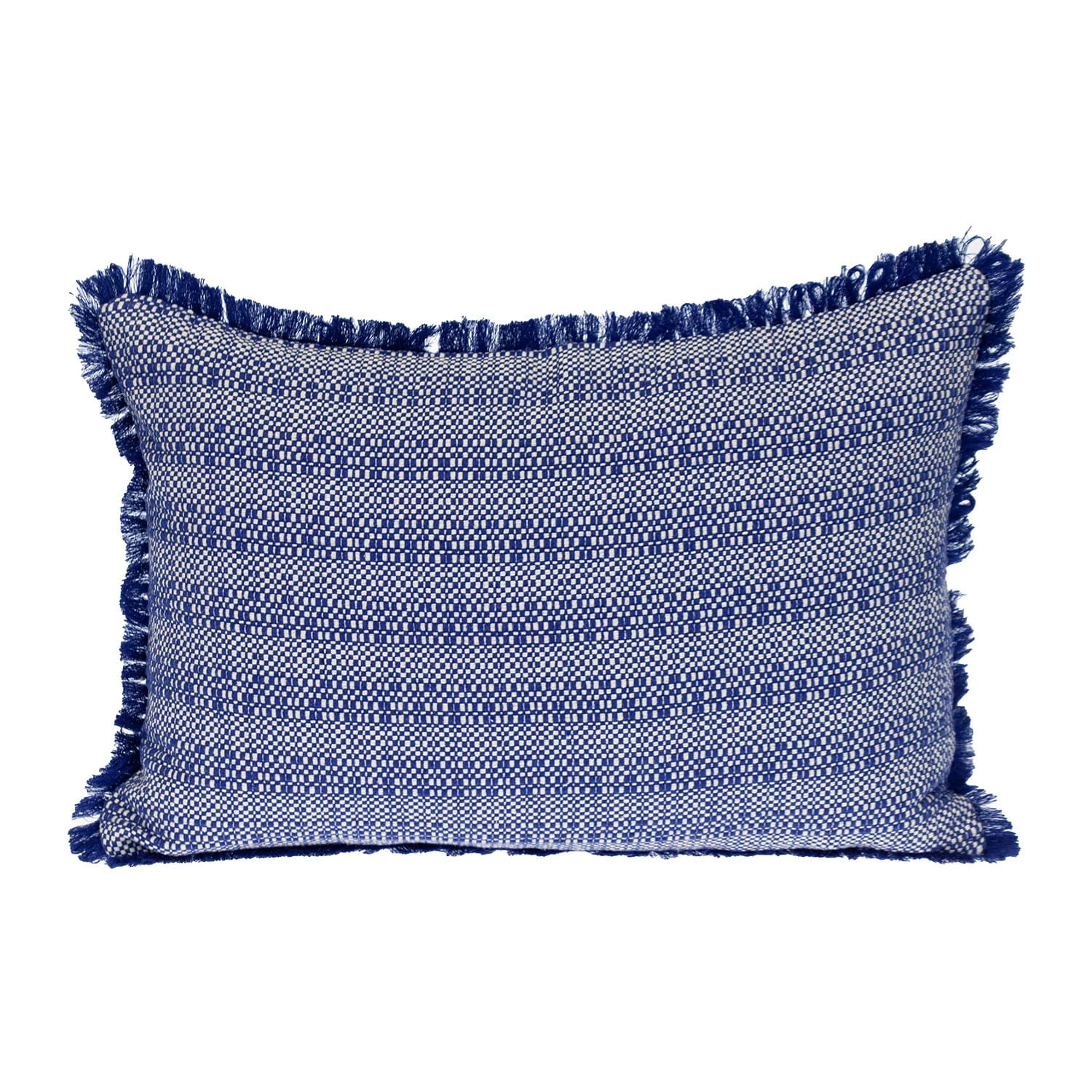Parkland Collection - Almohada Zooey Lumbar De La Colección Parkland, 14 X 20 Pulgadas, Rayas Azules