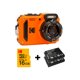 thumbnail image 1 of Camara Digital Kodak Pixpro WPZ2 Orange 16MP WiFi + 2 Baterias + 16GB MicroSD, 1 of 4