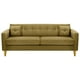 thumbnail image 1 of Sofa New Retro 3CG Felpa 01 Verde Musgo, 1 of 6