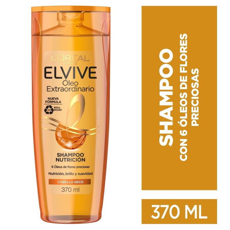 Elvive - Shampoo Óleo Extraordinario Nutrición Botella