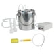 thumbnail image 4 of Máquina de ordeño de 5L, bomba de vacío de pulsación, ordeñador de cabra, cubo de acero inoxidable, ordeñador de ovejas y cabras, para ganado, cabras A, 4 of 5