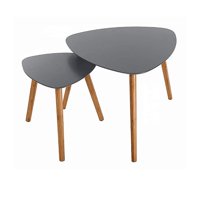 Oem - Set 2 Mesas Laterales Centro Nordicas Elegante Minimalistas N