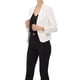thumbnail image 4 of INSPIRE CHIC Blazer Abierto para Mujer Regreso a Clases Chaqueta de Traje Corto de Verano Blanco-Sólido XS, 4 of 6