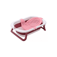 Genérico - Tina Bebé Bañera Plegable Con Malla Reforzada, Rosado
