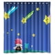 thumbnail image 1 of Cortina de ducha de estrellas de Fairy Tail, juego de cortina de baño con ganchos, tamaño 66 x 72 pulgadas, 1 of 3