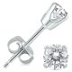 thumbnail image 2 of Aros Paris Jewelry 1/2 Carat 14k White Gold Round Solitaire Diamond Stud, 2 of 3