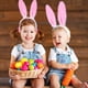 thumbnail image 5 of Diademas de peluche Max Fun con orejas de conejo de pascua para niños y adultos, 5 of 7