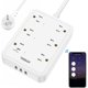thumbnail image 1 of Regleta Inteligente TESSAN WiFi 3 Enchufes 3 USB Alexa Google, 1 of 3