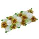 thumbnail image 2 of Ramo De Corredor De Mesa Con Panel De Flores Rosas De Arco Para Boda Dorado Y Blanco, 2 of 5