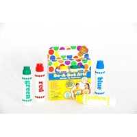 Juego De 4 Rotuladores De Pintura De Punto Lavable Do.A.Dot Art! Arcoíris Para Niños