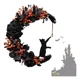 thumbnail image 1 of Corona De Gato Con Luna De Halloween Para Decoración De Casa, 1 of 5
