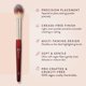 thumbnail image 2 of Brocha de maquillaje en polvo BK BEAUTY 108 Precision para debajo de los ojos, 2 of 5