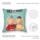 thumbnail image 5 of Pat y Mat Fundas de almohada de terciopelo con tema, regalos de funda de almohada, decoración para el hogar, cojín de lanzar, regalo de cumpleaños para fans y parejas. 45cm x 45cm., 5 of 6