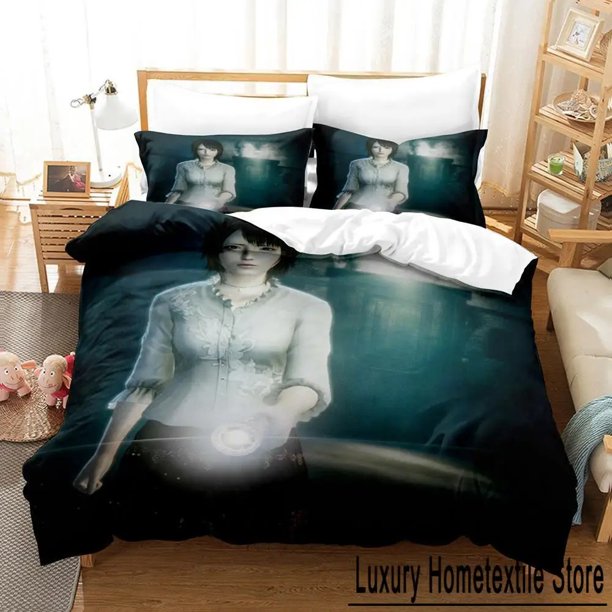 FATAL FRAME Bedding Set Bed Set Adult Kid Bedroom Duvet cover Sets Game Bed Sheet Set Bed Sheets