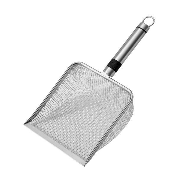 Cat Litter Scooper Litter Scooper Durable Deep Scooper Cleaners Sand Sifter Pet Sifter Scooper para tamizar rápidamente Hamster Kitten Limpieza instan Espaciado de malla 10