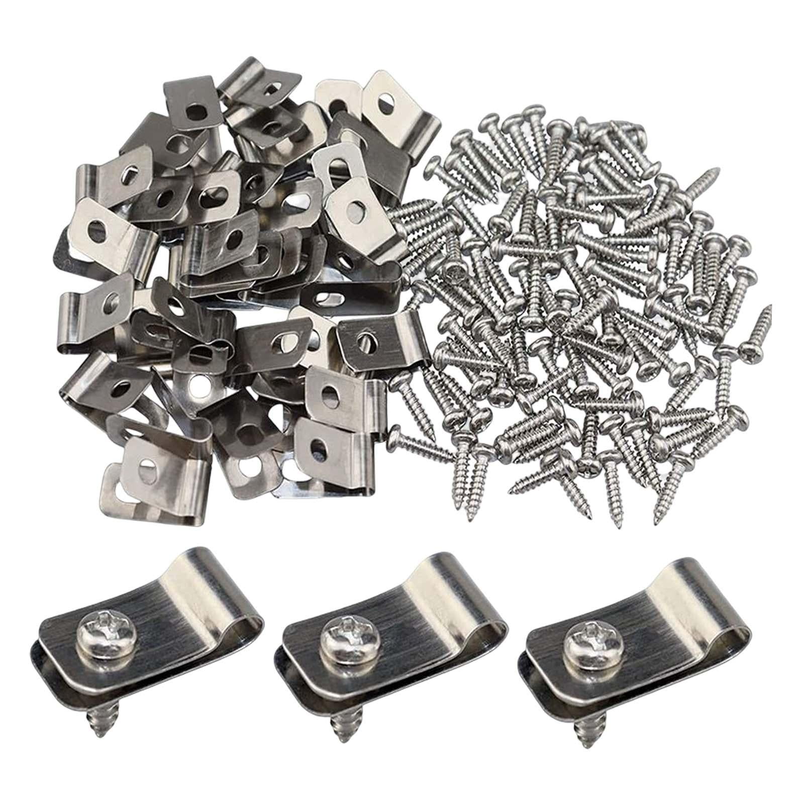 Bothyi - Clips De Montaje Para Cercas, Soporte De Cable Duradero Portátil Para Aluminio Agrícola