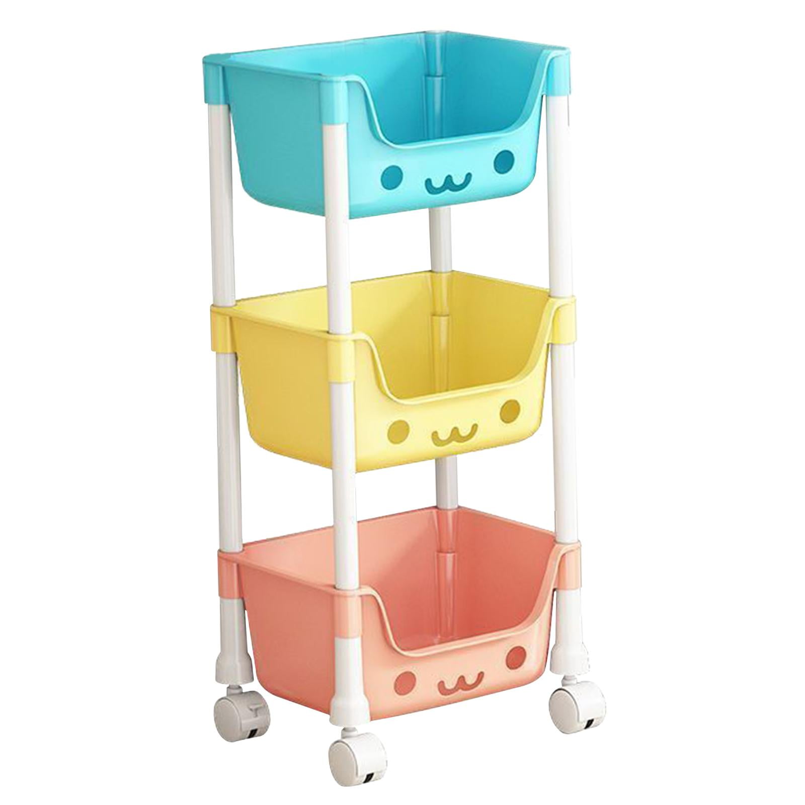 Bothyi - Carrito De Almacenamiento De 3 Niveles Con Ruedas Carrito Doméstico Para Garaje, Oficina, Lavadero Estilo A
