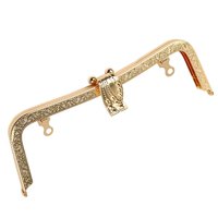 Magideal - Cierre De Monedero, Cierre De Broche De Bolsa De 7.87 Pulgadas, Monedero Para Manualidades, Fabricación De , Oro