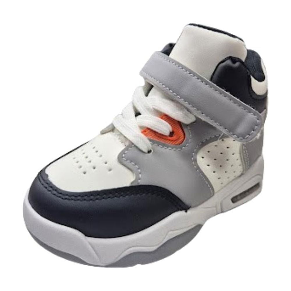 Vinnys Outlet - Zapatilla Con Caña Niño Blanco