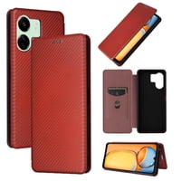 Funda Flip Para Foxdock Xiaomi Redmi 13C 4G/5G - Funda Magnética De Negocios, Funda Protectora Delgada