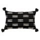 thumbnail image 5 of Funda De Almohada Tejida Con Borlas, Funda De Almohada Elegante, Decoración De Sofá De Algodón, Rectángulo Negro, 5 of 5