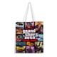 thumbnail image 1 of Grand Theft Auto (GTA) Bolso de tela con estampado de lienzo para mujer, bolsa de compras reutilizable y estética, con cremallera interior, regalo para mujer,40*40cm., 1 of 6