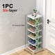 thumbnail image 1 of 1pc Stackable Shoe Rack for Small Spaces - Easy to Assemble and Organize Your Footwear, 1 of 3
