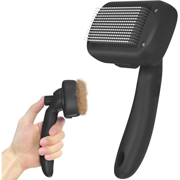 Cepillo Deshedding Dipoo Autolimpiante Mascotas Piel Sensible