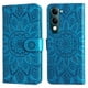 thumbnail image 1 of Funda tipo cartera FOXDOCK para Vivo Y29s 5G , diseño girasol en relieve, cuero PU, cierre magnético, soporte y tarjetero, 1 of 5