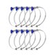 thumbnail image 1 of Abrazadera de manguera POWERTEC 70226-P2 de acero inoxidable de 4 cm, paquete de 10, 1 of 7