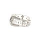 thumbnail image 1 of Cinturón Strapvia 74‑84 cm con diseño de cruz y cristales de strass blancos, 1 of 5