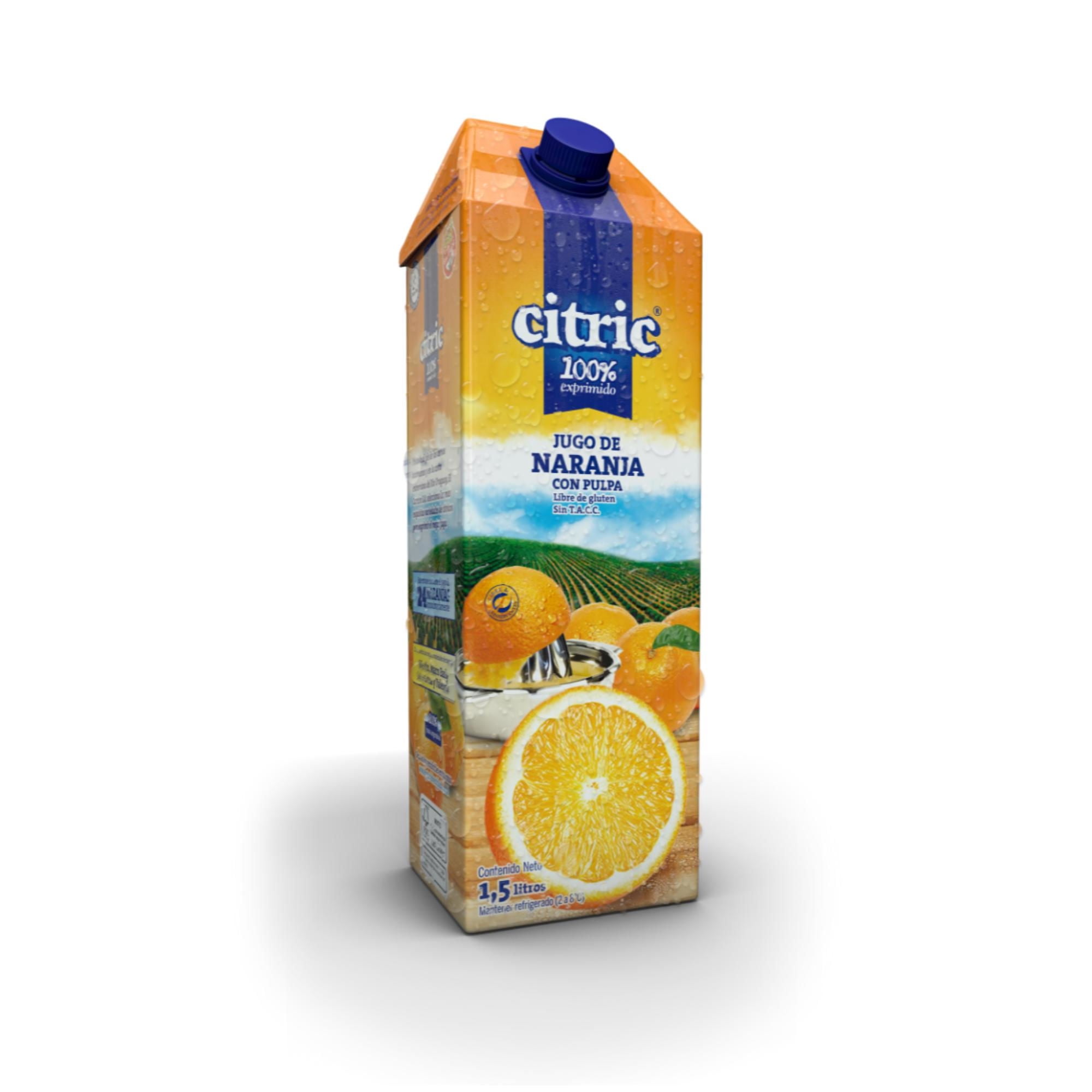 Jugo De Naranja 100% Exprimido 1,5 L Citric