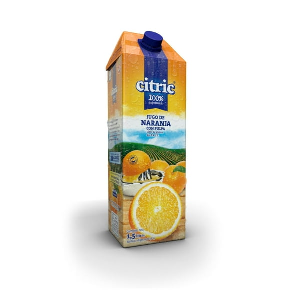 Jugo de Naranja 100% Exprimido, 1,5 L