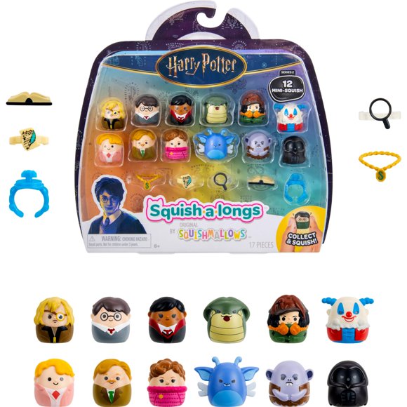 Squish-a-longs Harry Potter Mini-Squish Pack de 12 Figuras