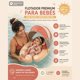 thumbnail image 2 of Flotador de Pecho para Bebé con Sombrilla y Reposacabezas No Inflable Mambobaby Amarillo, 2 of 6