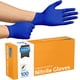 thumbnail image 1 of Guantes desechables Inspire de nitrilo azul cobalto, caja de 100, 1 of 8