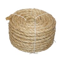 Ioensy - Cuerda De Sisal Retorcida Poste Rascador Para Gatos Hecho A Mano Resistente Cuerda Para Mascotas Cuerda De Cáñamo 6Mm X 30M