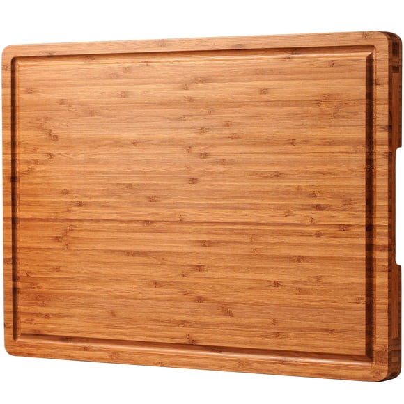 Tabla de Cortar Allsum de Bambú 61x46 cm con Canaletas para Jugo