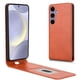 thumbnail image 1 of Funda tipo folio para Samsung Galaxy S25 Plus con soporte magnético y protección para la cámara Marrón, 1 of 6