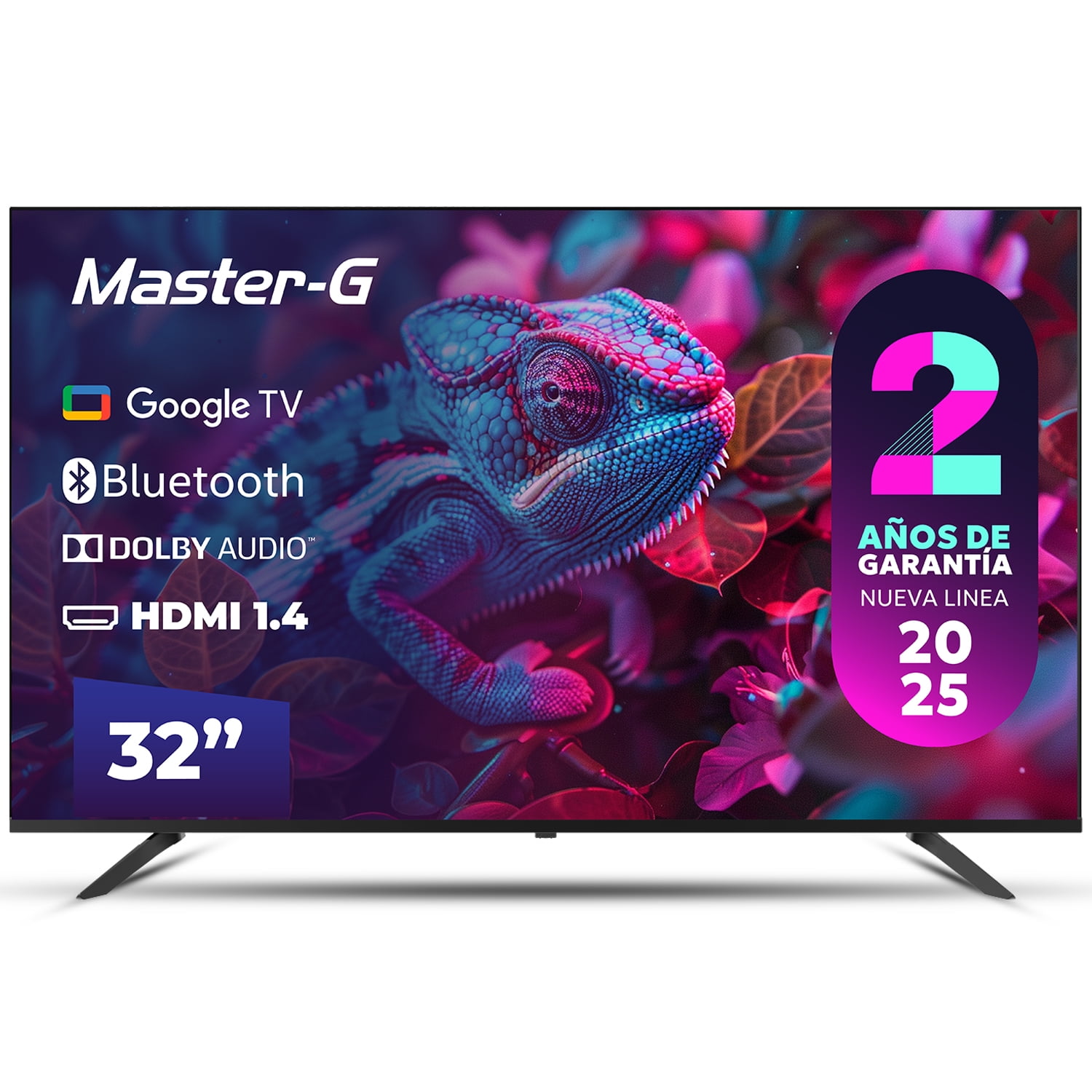 Master-g - Smart Tv Led 32" Google Tv Hd Bluetooth Mgg32hfk