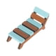 thumbnail image 4 of Birch Beach Chaise Lounge Chair Reclinable 1/12 Dollhouse Marrón Y Azul, 4 of 5