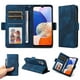 thumbnail image 3 of Carcasa FOXDOCK Samsung Galaxy A14 5G de cuero PU, diseño acolchado clásico, protección contra caídas y rayones, 3 of 5