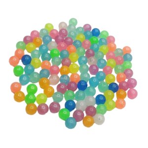 Magideal - Cuentas Luminosas, Cuentas Sueltas, Dijes Surtidos, Cuentas Espaciadoras Que Brillan En La Oscuridad, Accesorios Diy, Fabricación De Joyas Y Collares 8Mm