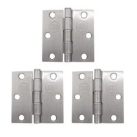 Pack 3 Bisagras Acero Odis 3”×3”× 2,0Mm - Plata